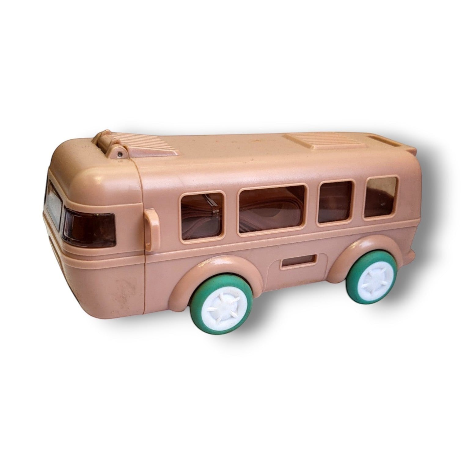 School Bus Kids Water Bottle | BPA Free | Rolling Wheels | Straw Lid | School