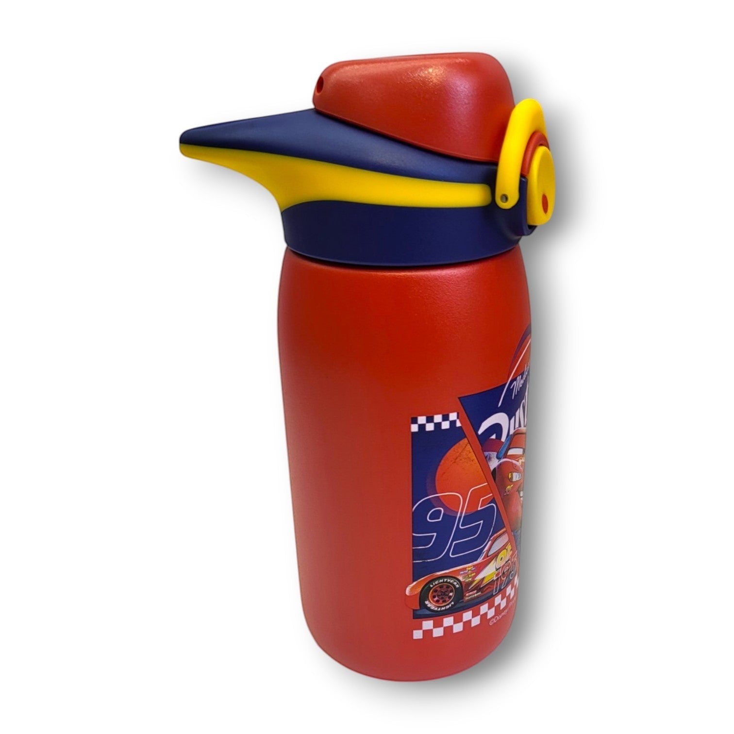 Racing Car Kids Steel Insulated Bottle | Flip Straw | School & Sports