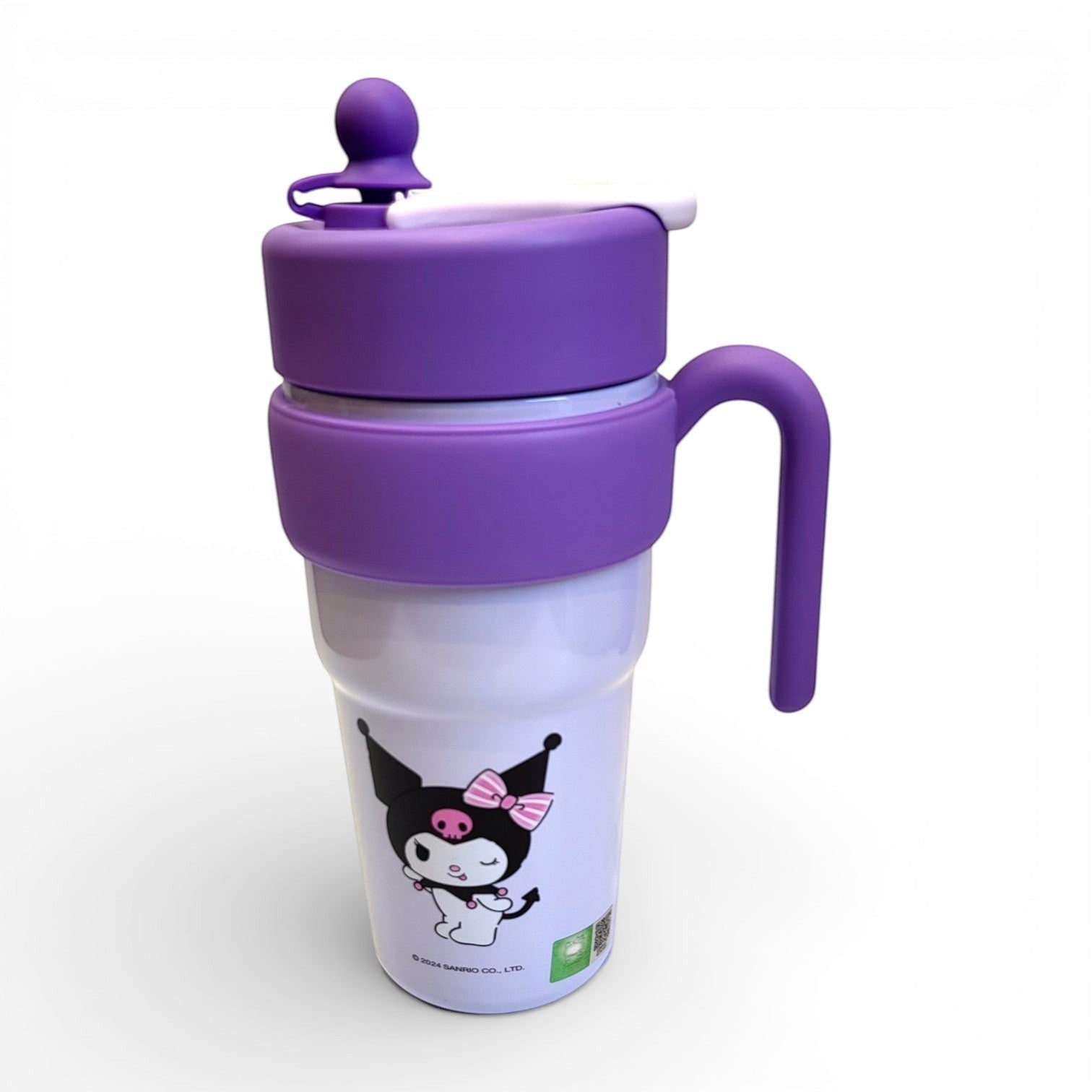 Hello Kitty / Kuromi / Lotso Kids Steel Sipper with Handle | Flip Straw School Tumbler