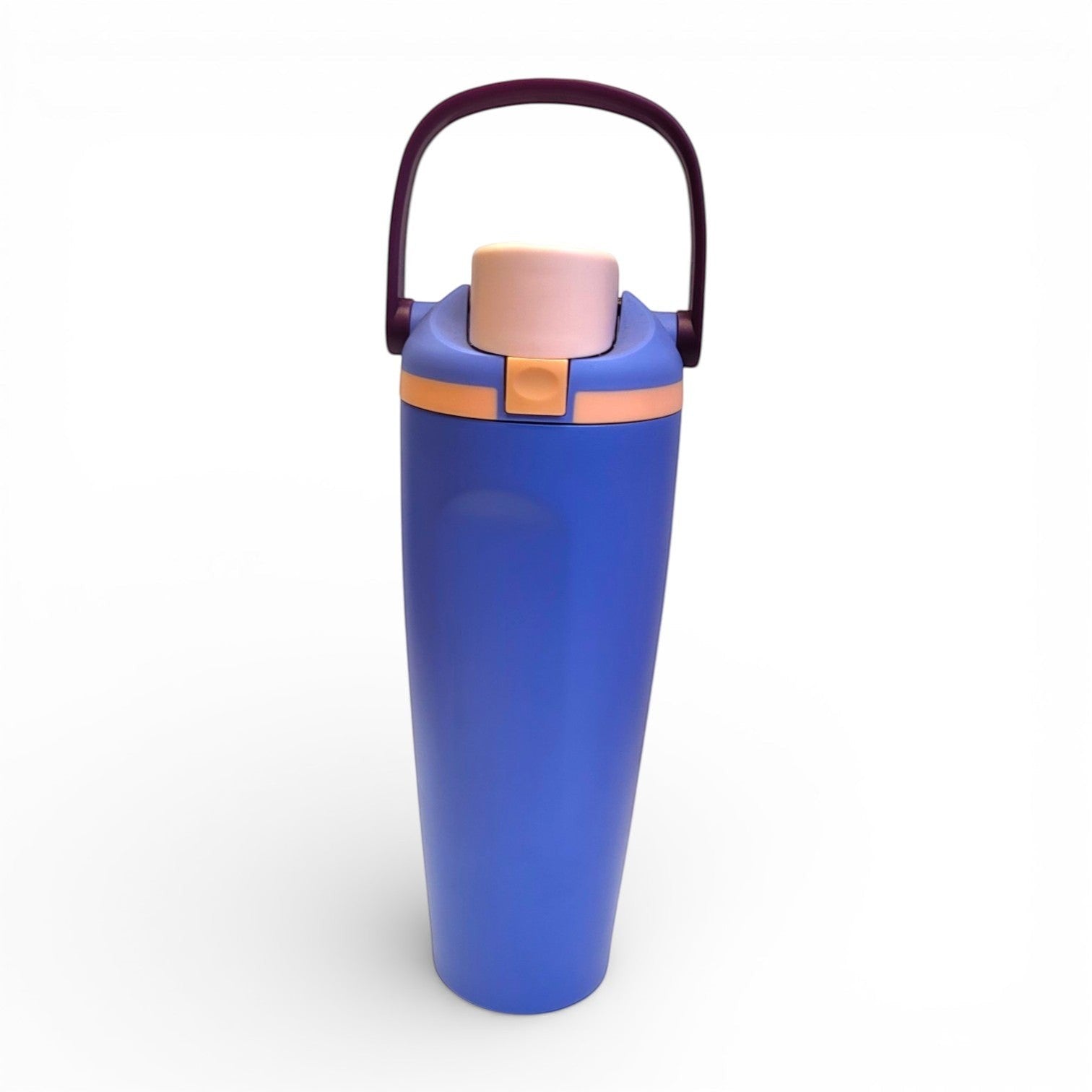 Kids Large Steel Tumbler with Foldable Carry Handle | Flip Spout Lid | School & Travel