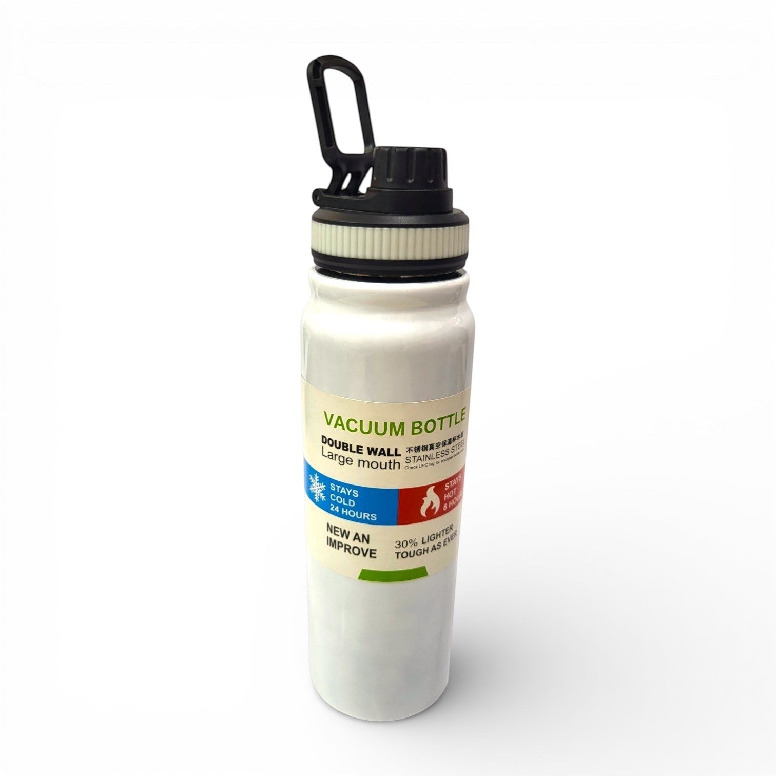 Kids Large Mouth Steel Vacuum Bottle | Sports & School