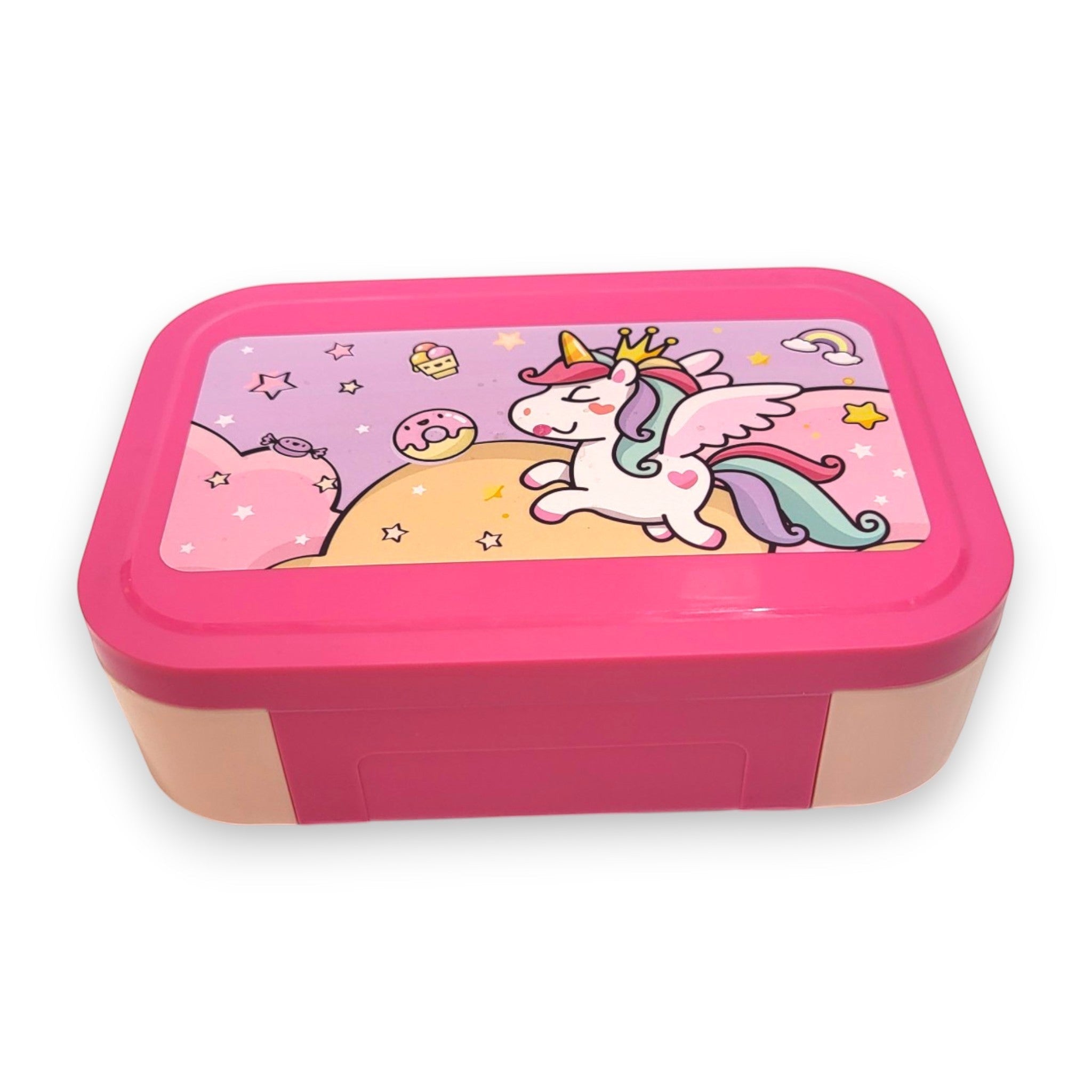 Kids Unicorn Steel Lunch Box with Mini Sauce Cup