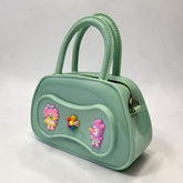 Kids Jelly Barrel Bag with Chain | Cute Cartoon Handbag for Girls