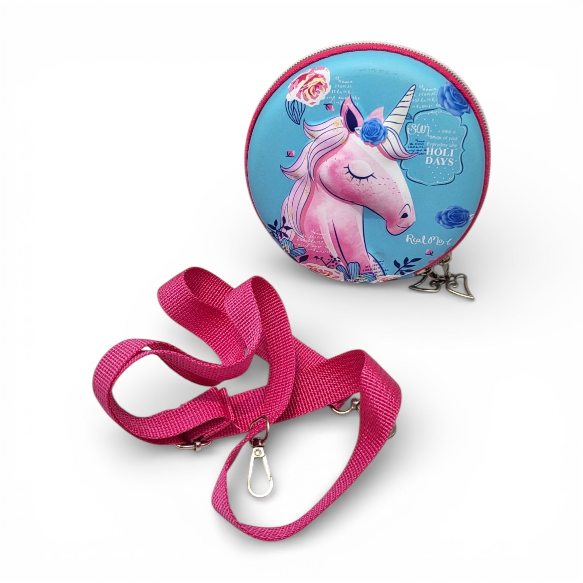 Cartoon Character EVA Sling Bag for Kids | Round Crossbody Bag for Girls & Boys