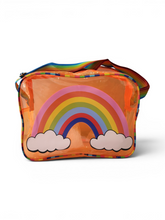Kids Transparent Rainbow Swim Bag - Clear Waterproof Pool & Beach Shoulder Crossbody Bag