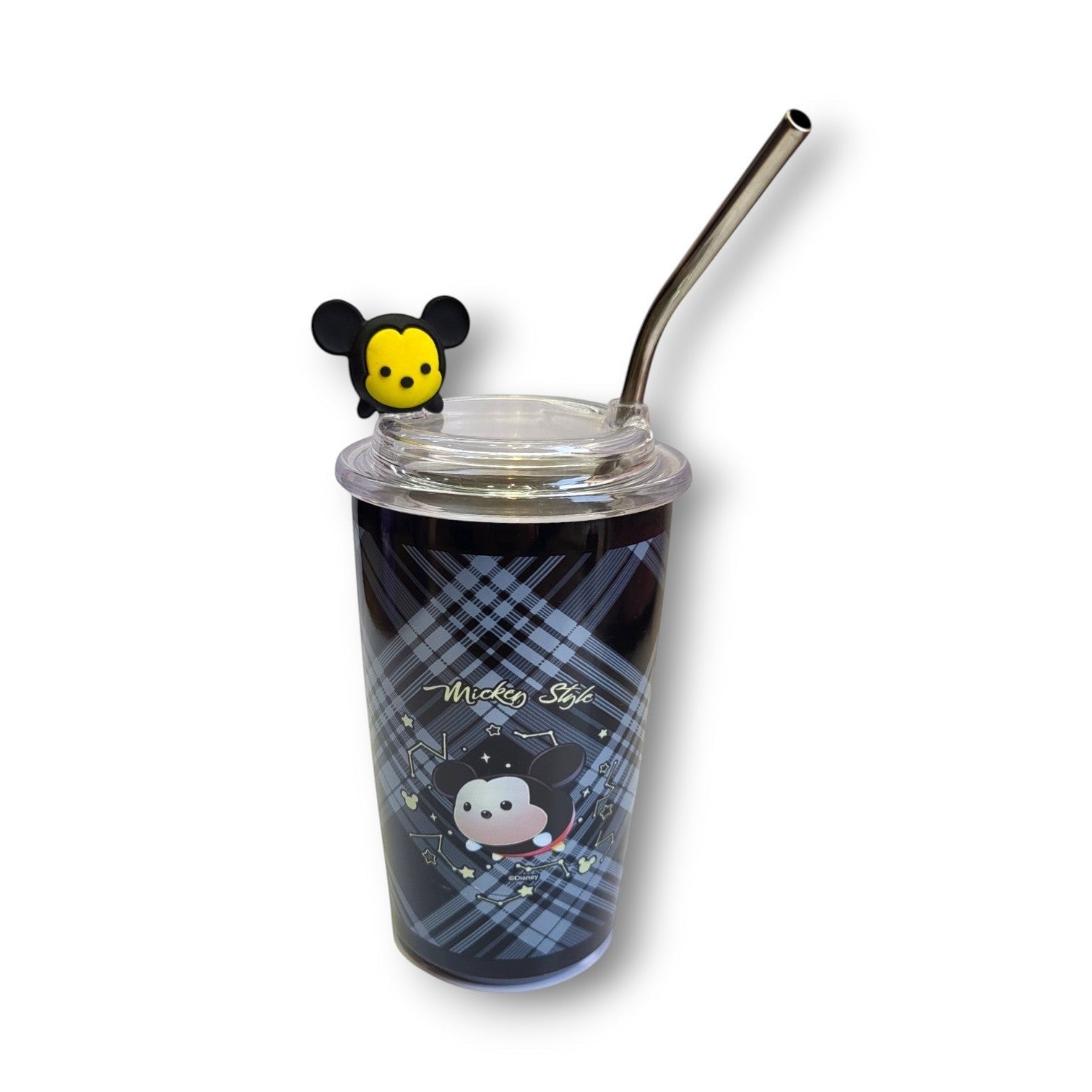 Anime Character Steel Tumbler Cup | Purple | Steel Straw | Kids & Teens