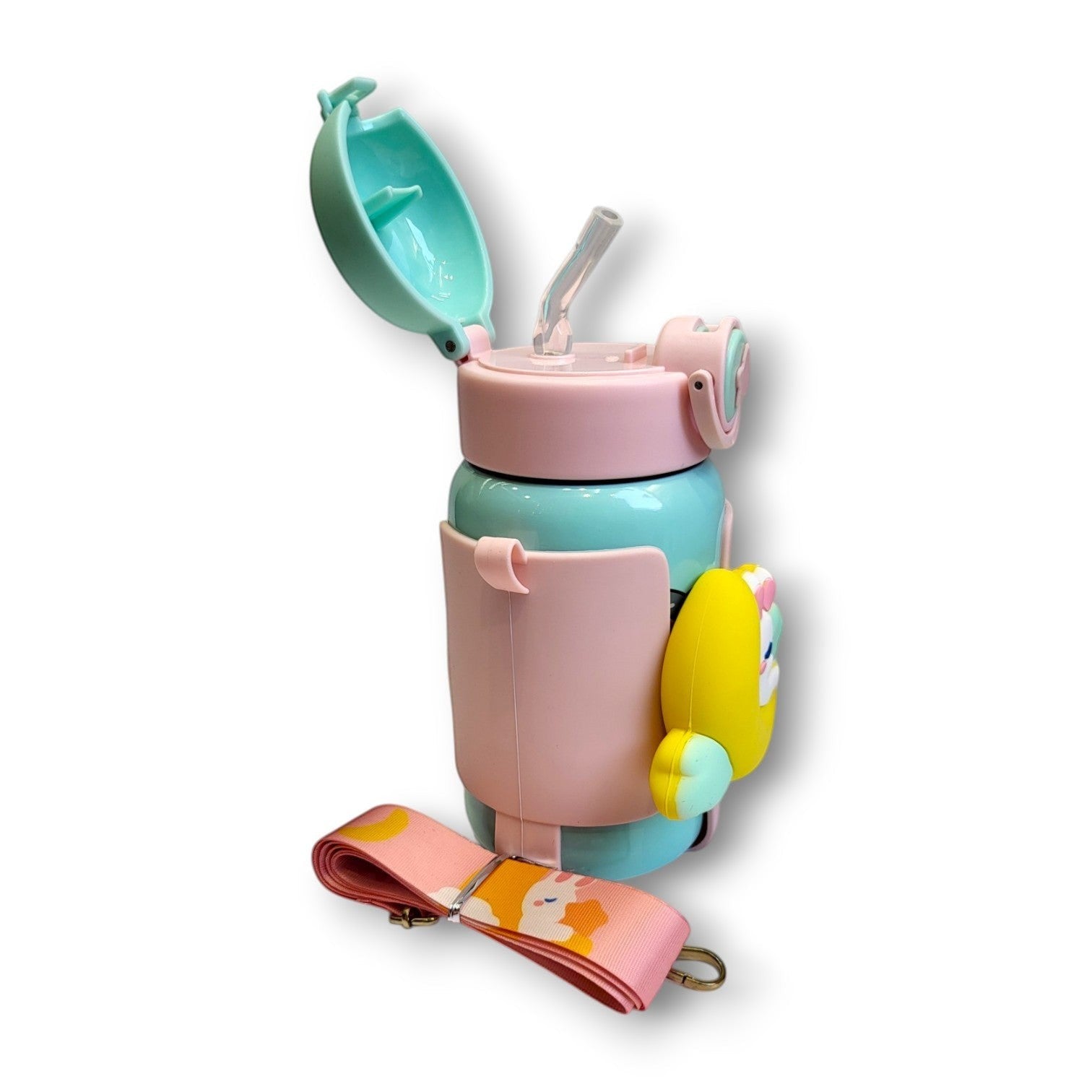 Bunny Moon Kids Steel Bottle | Insulated | Straw Lid | School & Daily Use