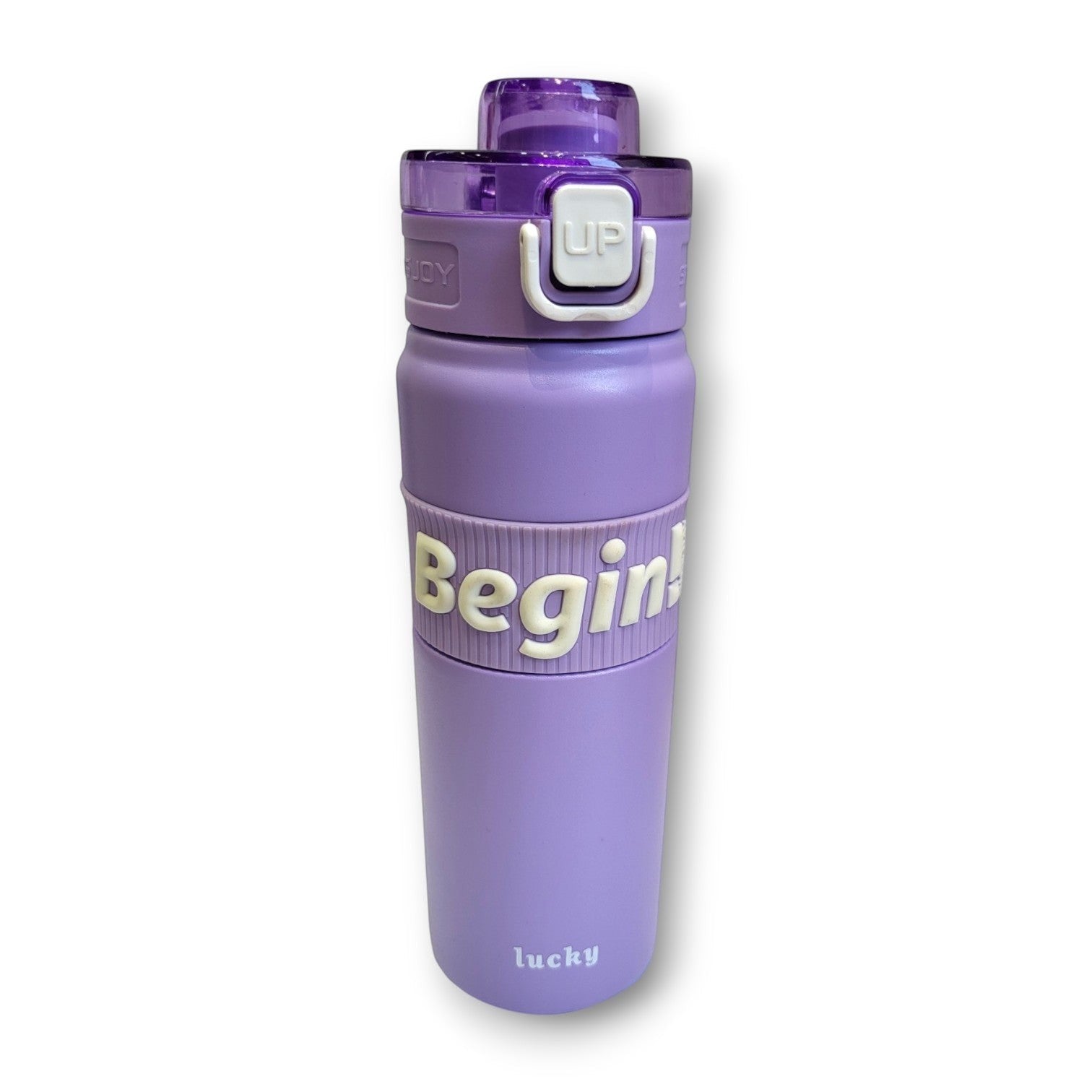 Lucky Begin Sports Steel Insulated Bottle | Flip Lid | School & Daily Use