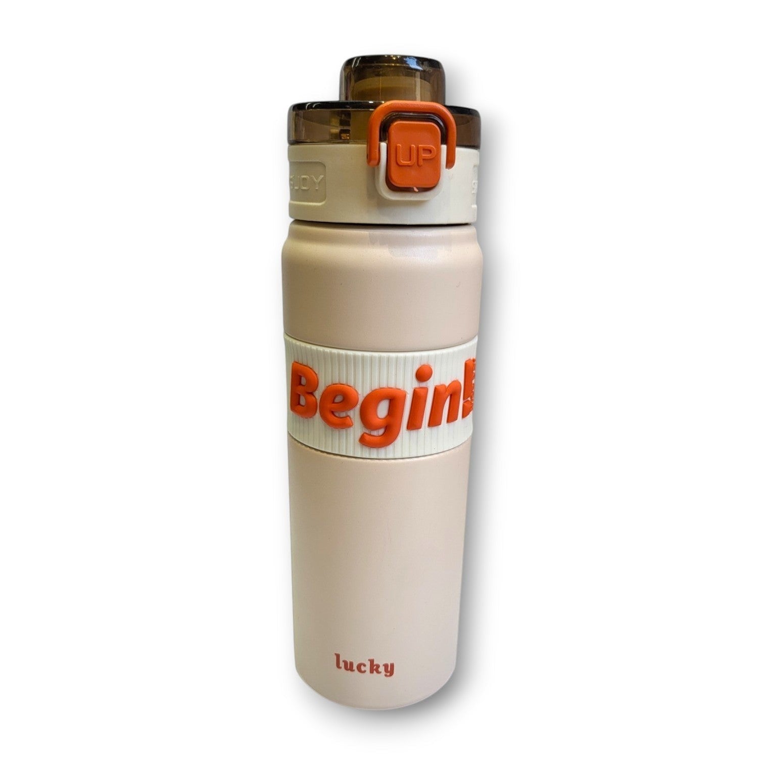 Lucky Begin Sports Steel Insulated Bottle | Flip Lid | School & Daily Use