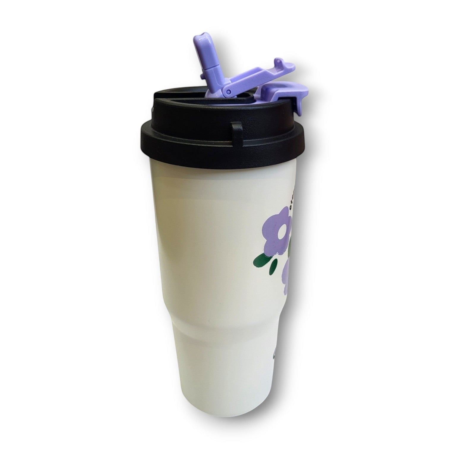Grace Flora Bloom Steel Tumbler | Flip Lid | Girls & Teens | School
