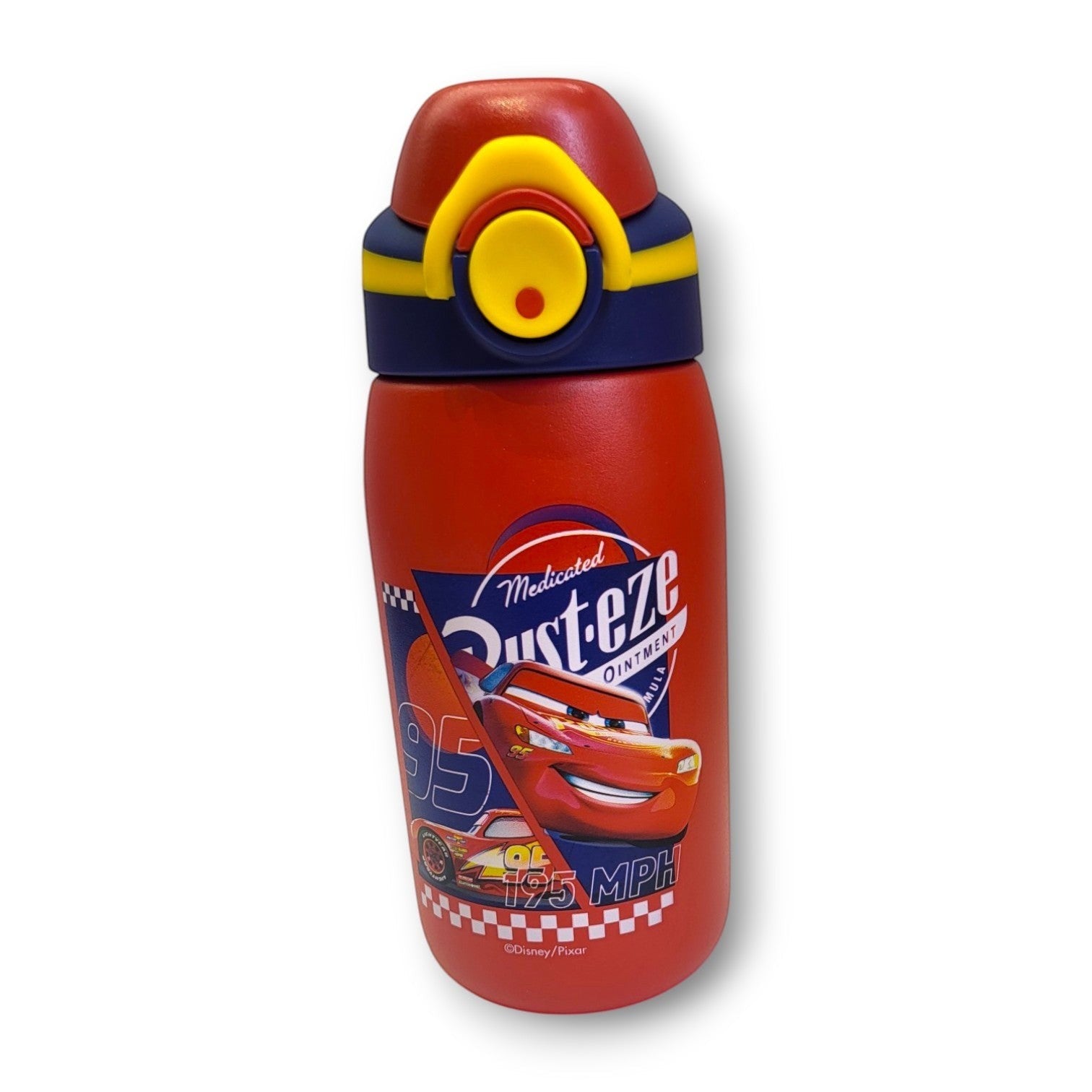 Racing Car Kids Steel Insulated Bottle | Flip Straw | School & Sports