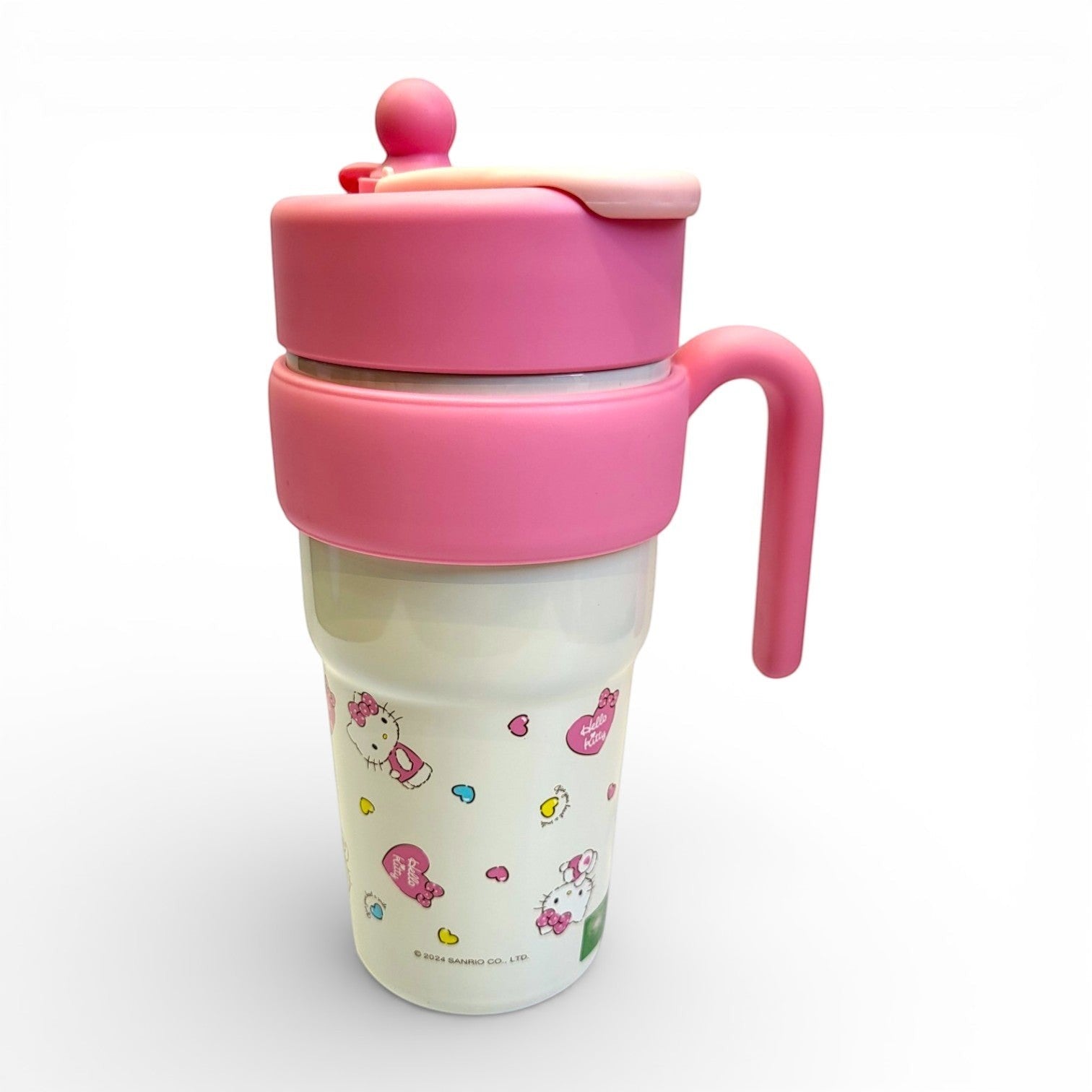 Hello Kitty / Kuromi / Lotso Kids Steel Sipper with Handle | Flip Straw School Tumbler