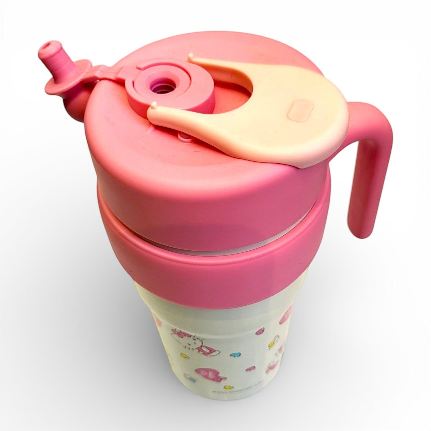 Hello Kitty / Kuromi / Lotso Kids Steel Sipper with Handle | Flip Straw School Tumbler