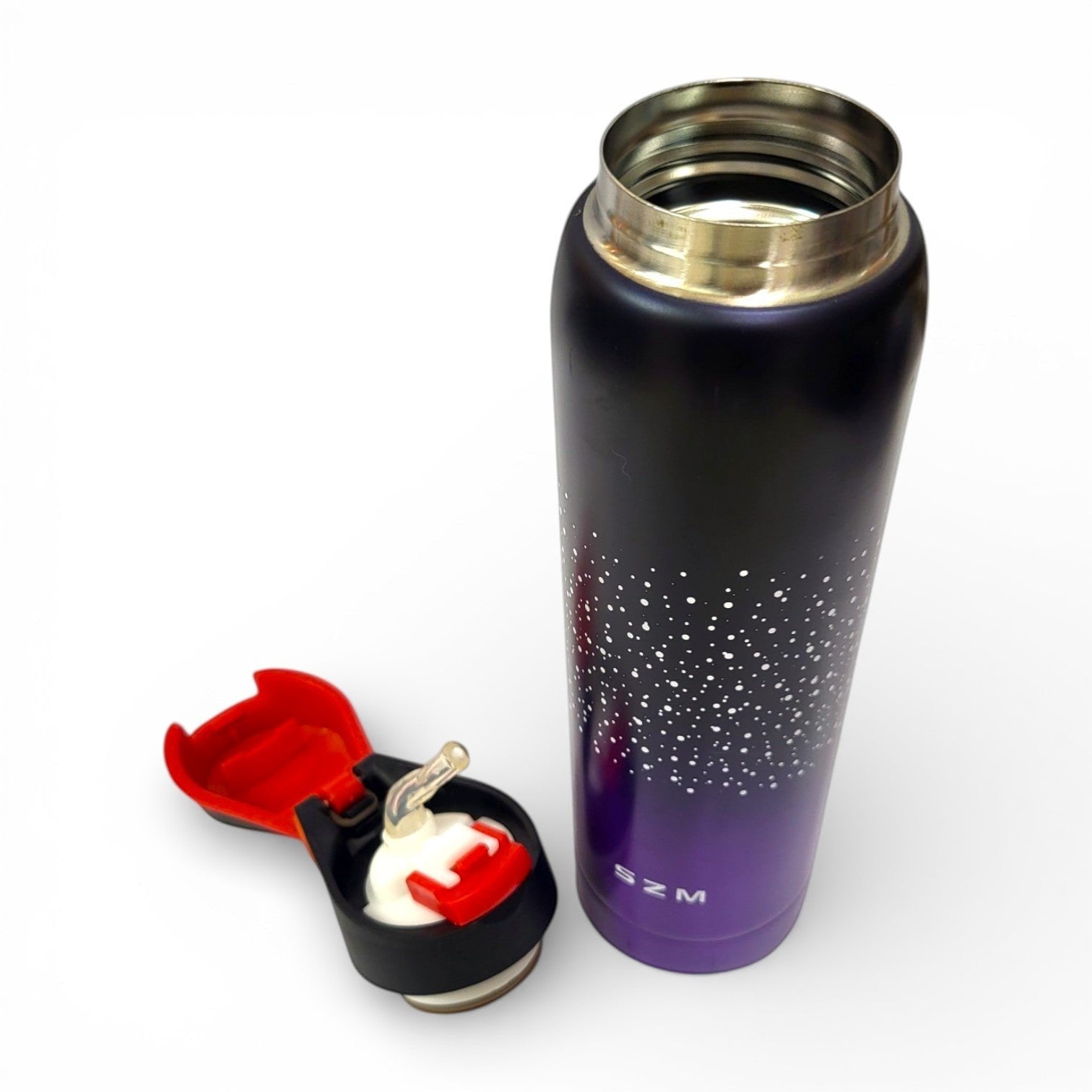 SZM Kids Insulated Steel Bottle with Straw | Leak-Proof School Water Bottle