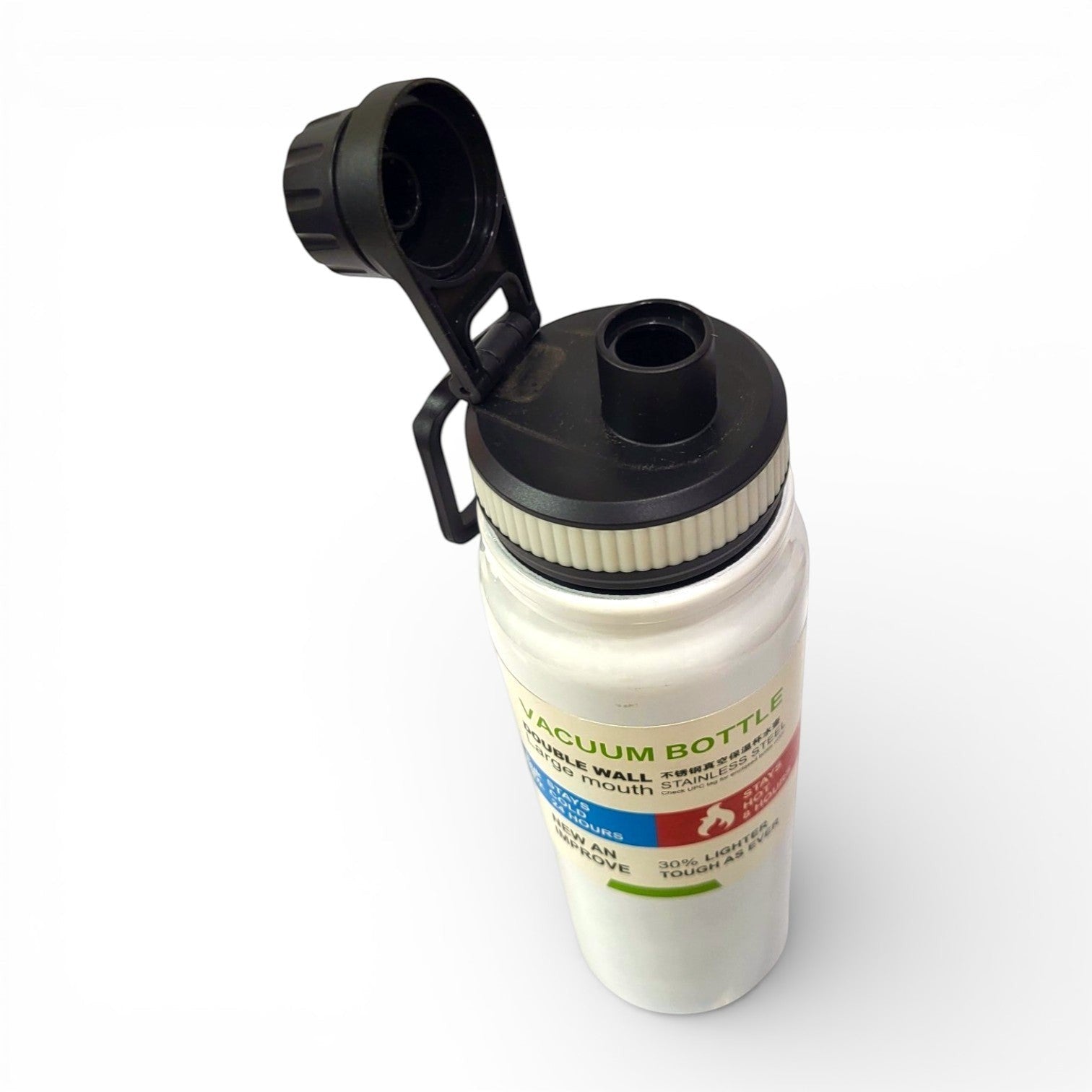 Kids Large Mouth Steel Vacuum Bottle | Sports & School