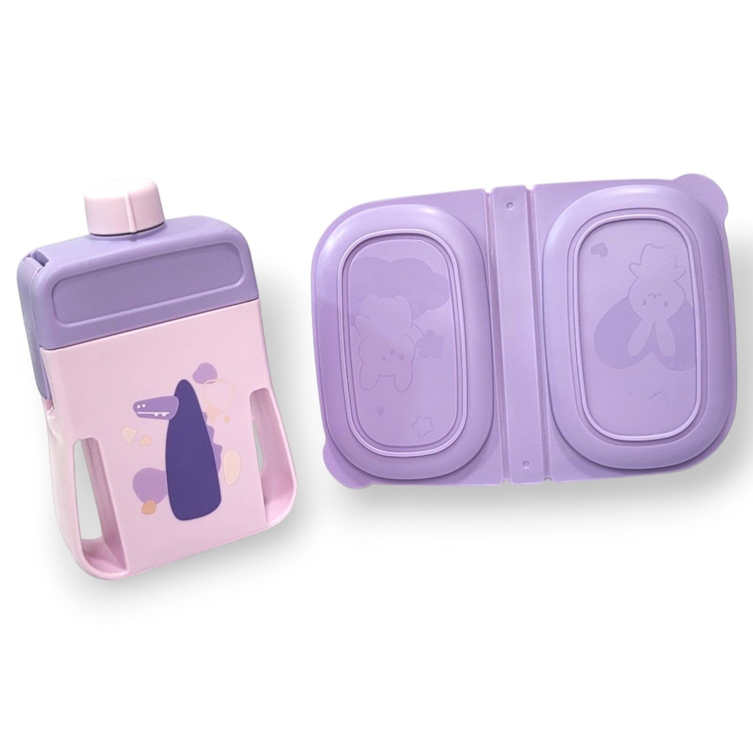 Dino Kids Lunch Box & Bottle Combo Set for Girls