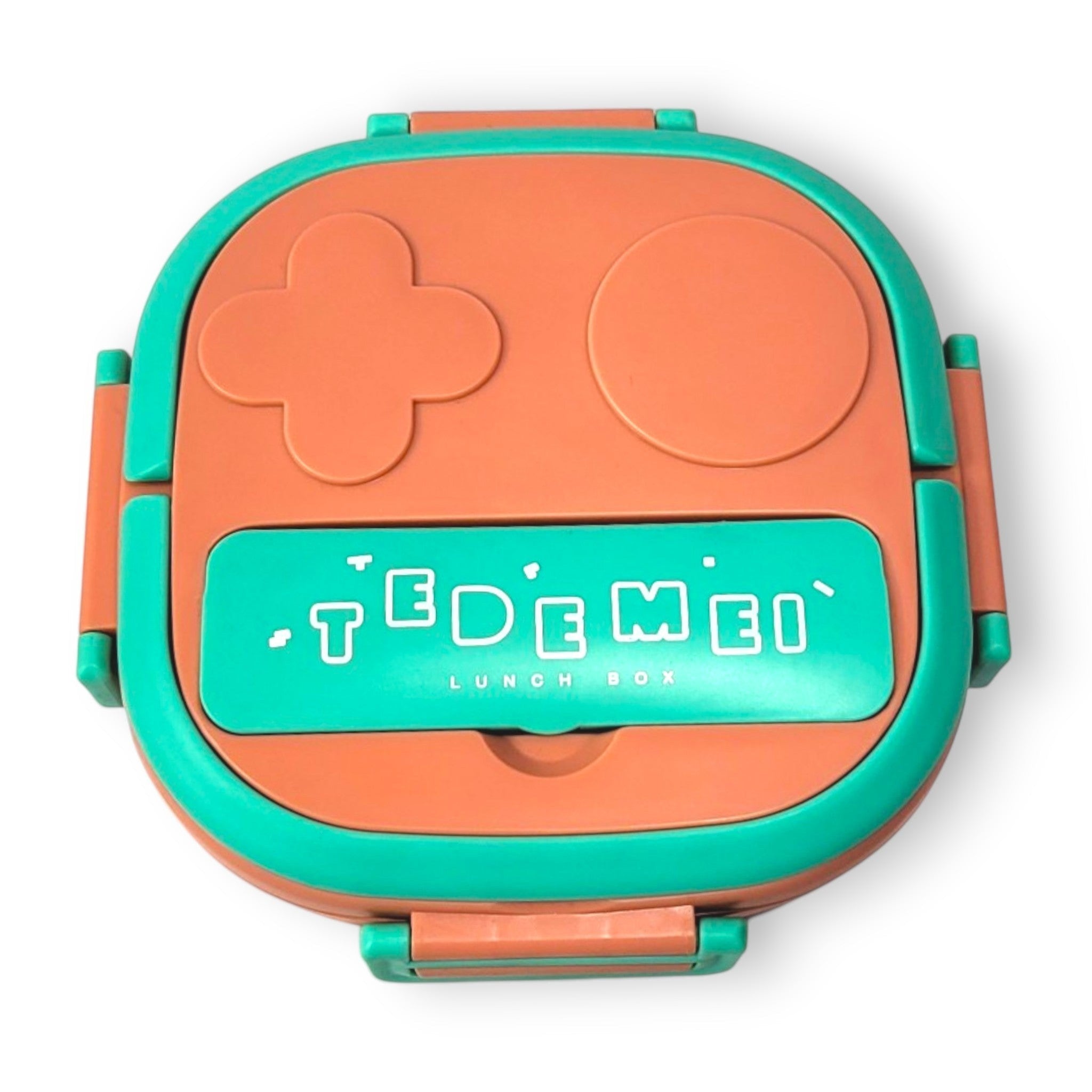 Kids Steel 3-Section Lunch Box with Spoon & Fork (Tedemei)