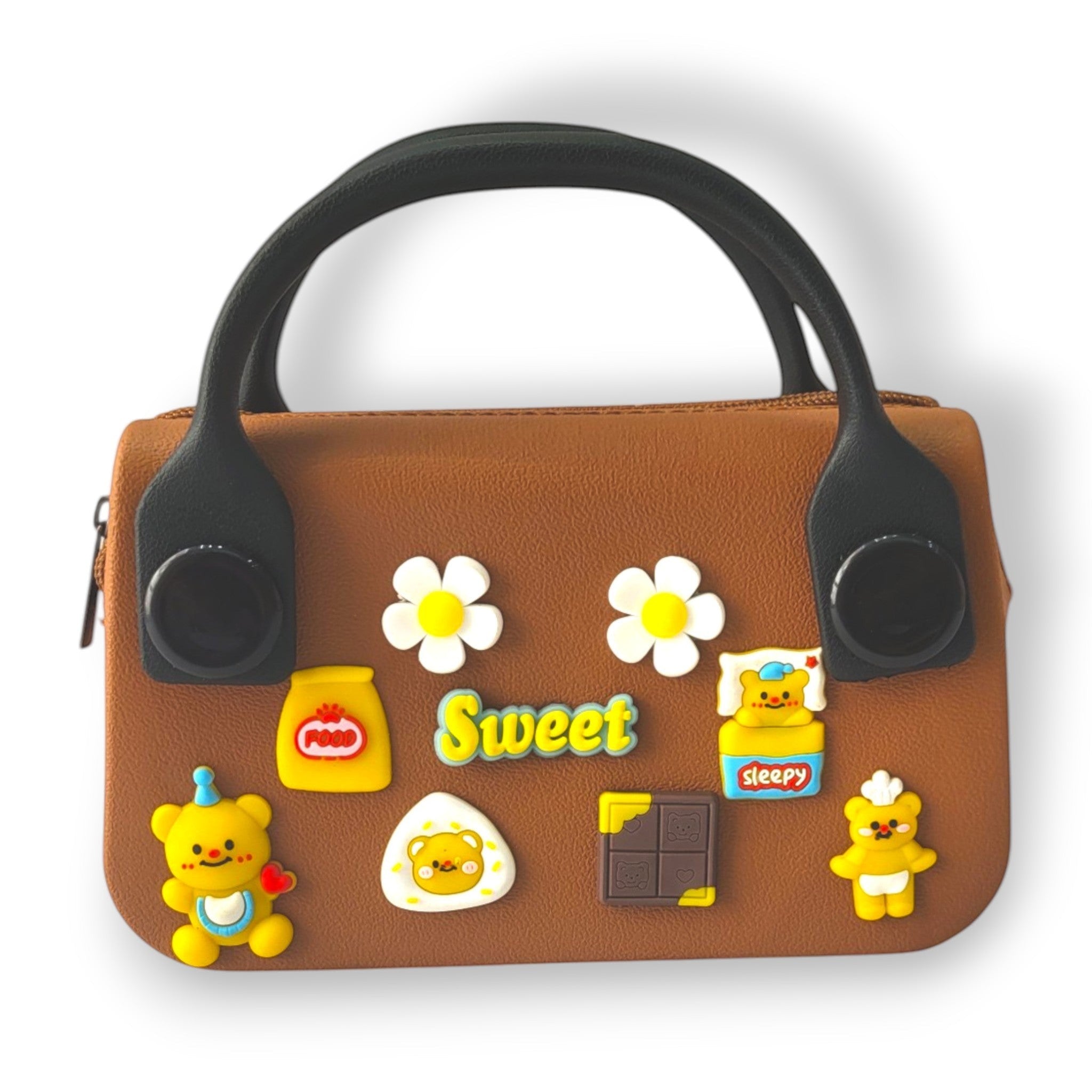 Sweet Bear Kids Handbag | Cartoon Charm Purse for Girls | School & Gifting