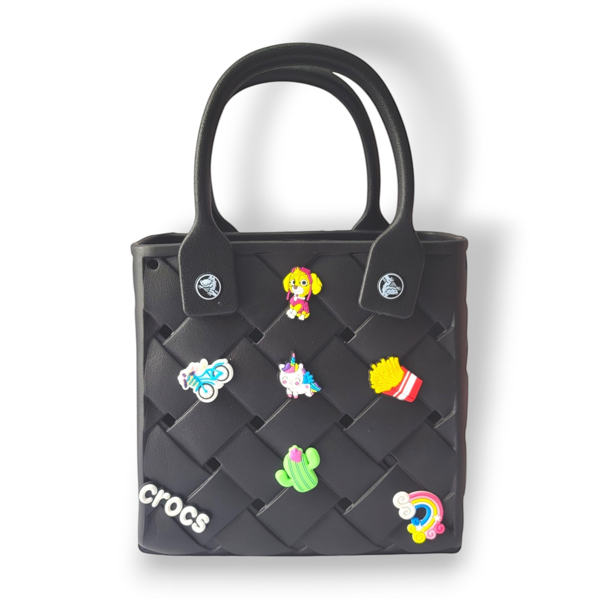 Crocs Kids Handbag with Charms | Waterproof Tote for Girls