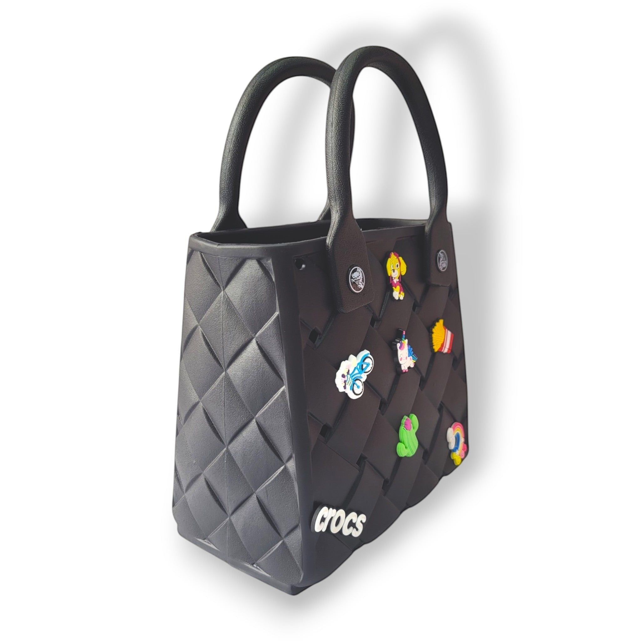 Crocs Kids Handbag with Charms | Waterproof Tote for Girls
