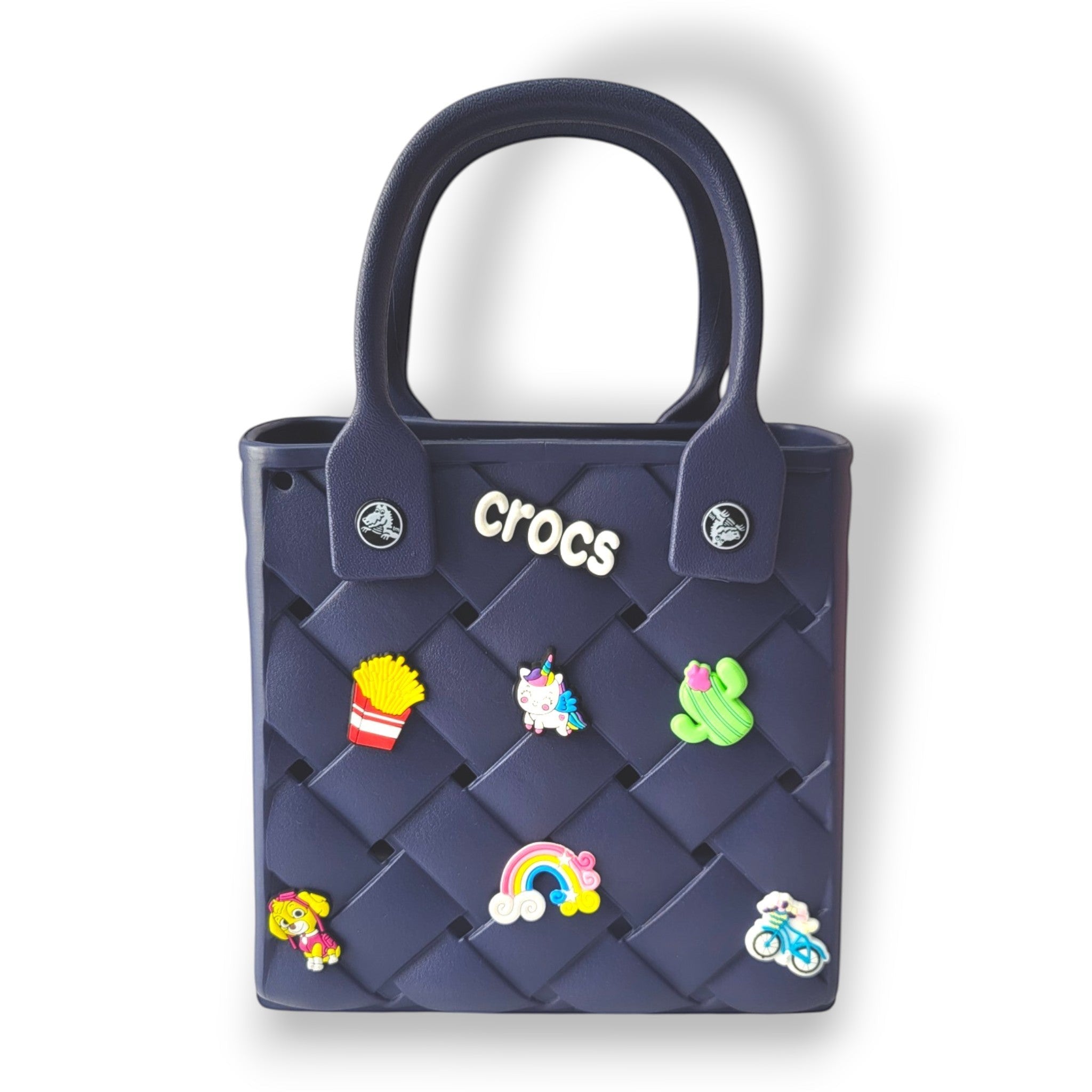 Crocs Kids Handbag with Charms | Waterproof Tote for Girls