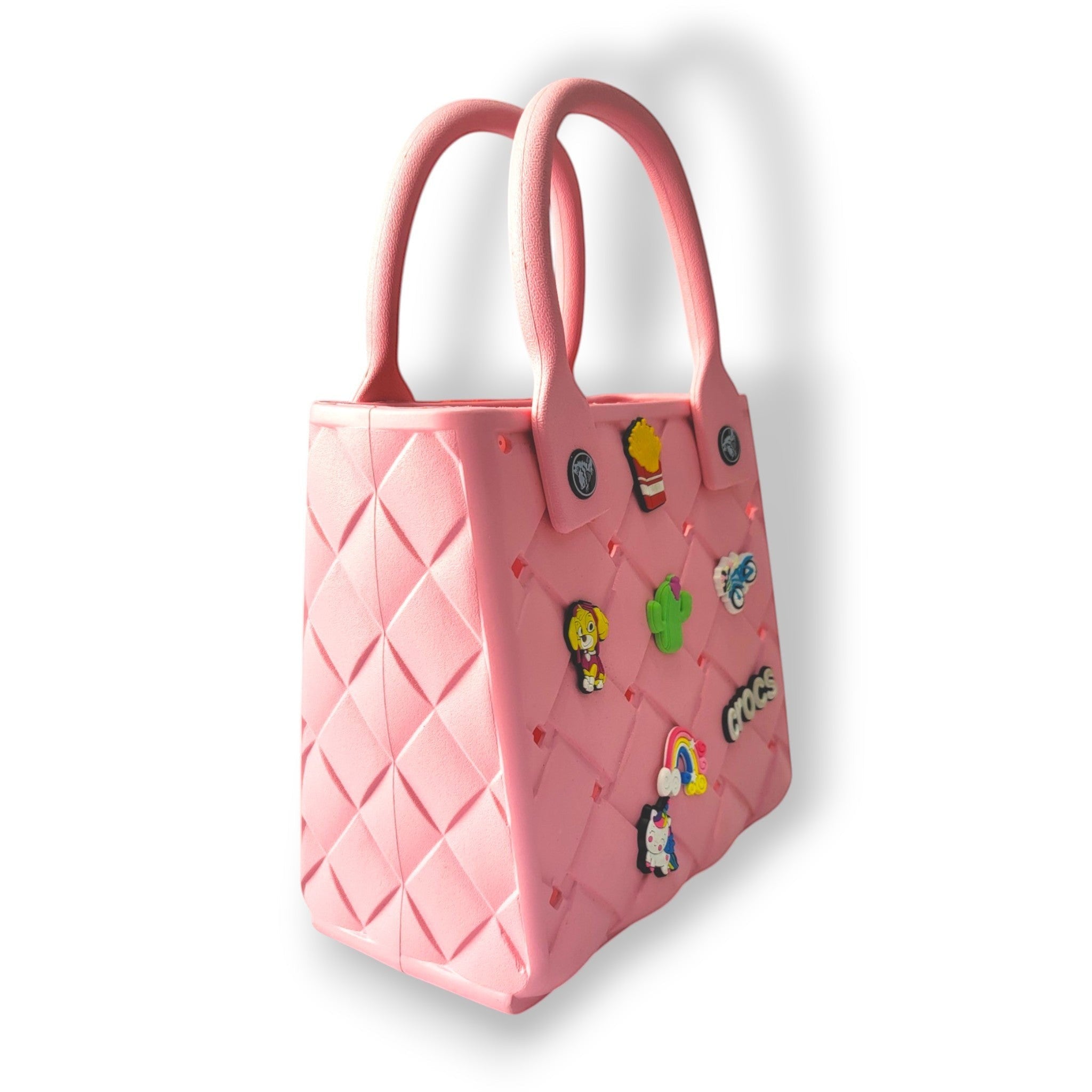 Crocs Kids Handbag with Charms | Waterproof Tote for Girls