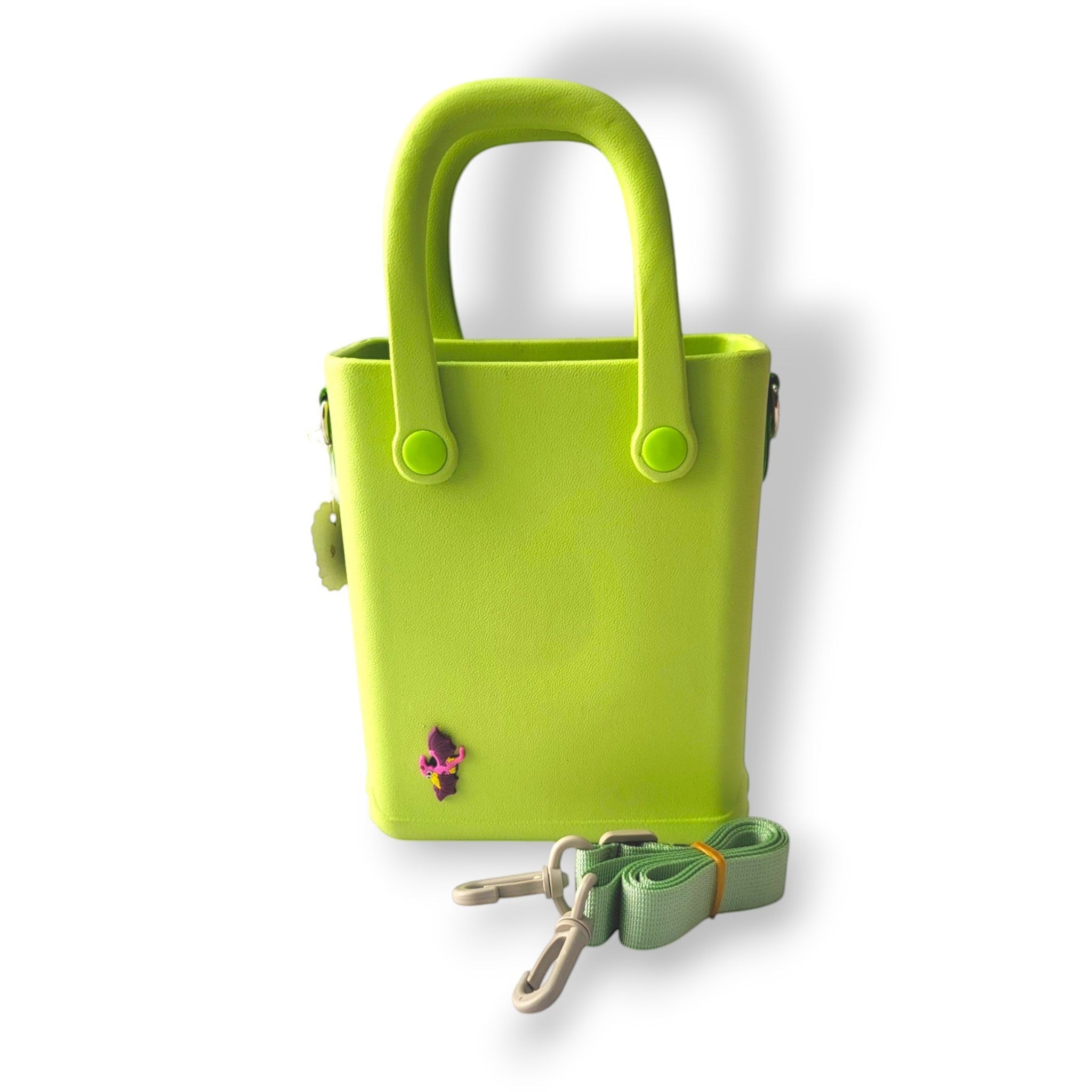 Kids EVA Sling Bag with Charms & Crossbody Strap | Waterproof