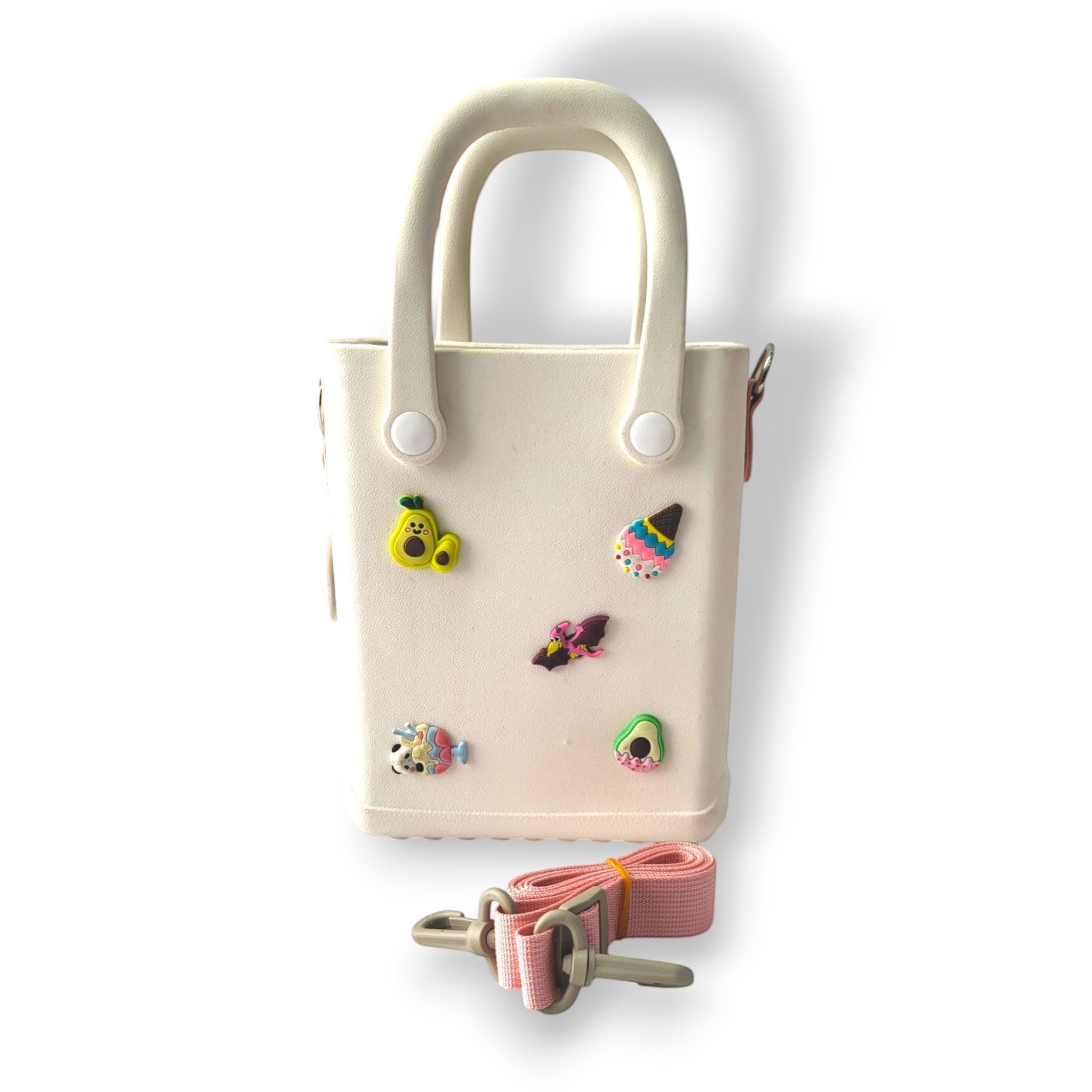 Kids EVA Sling Bag with Charms & Crossbody Strap | Waterproof