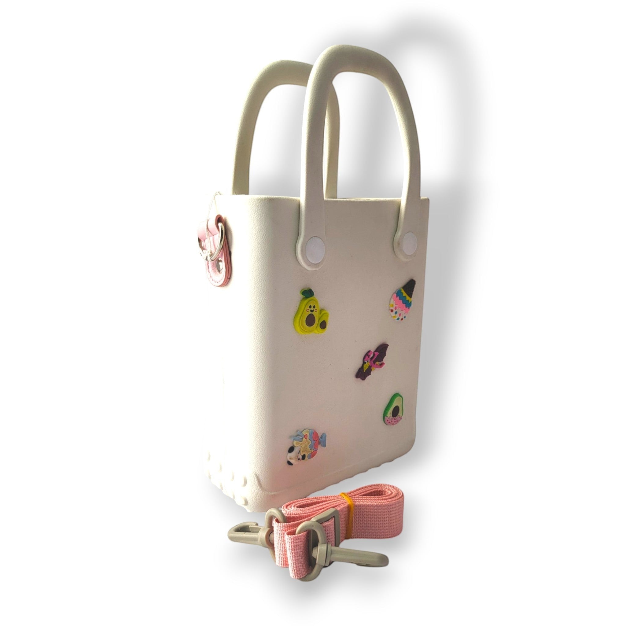 Kids EVA Sling Bag with Charms & Crossbody Strap | Waterproof