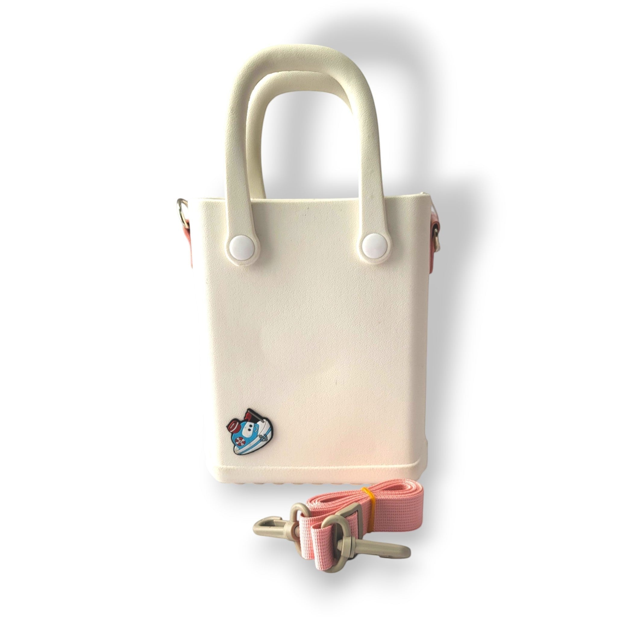 Kids EVA Sling Bag with Charms & Crossbody Strap | Waterproof