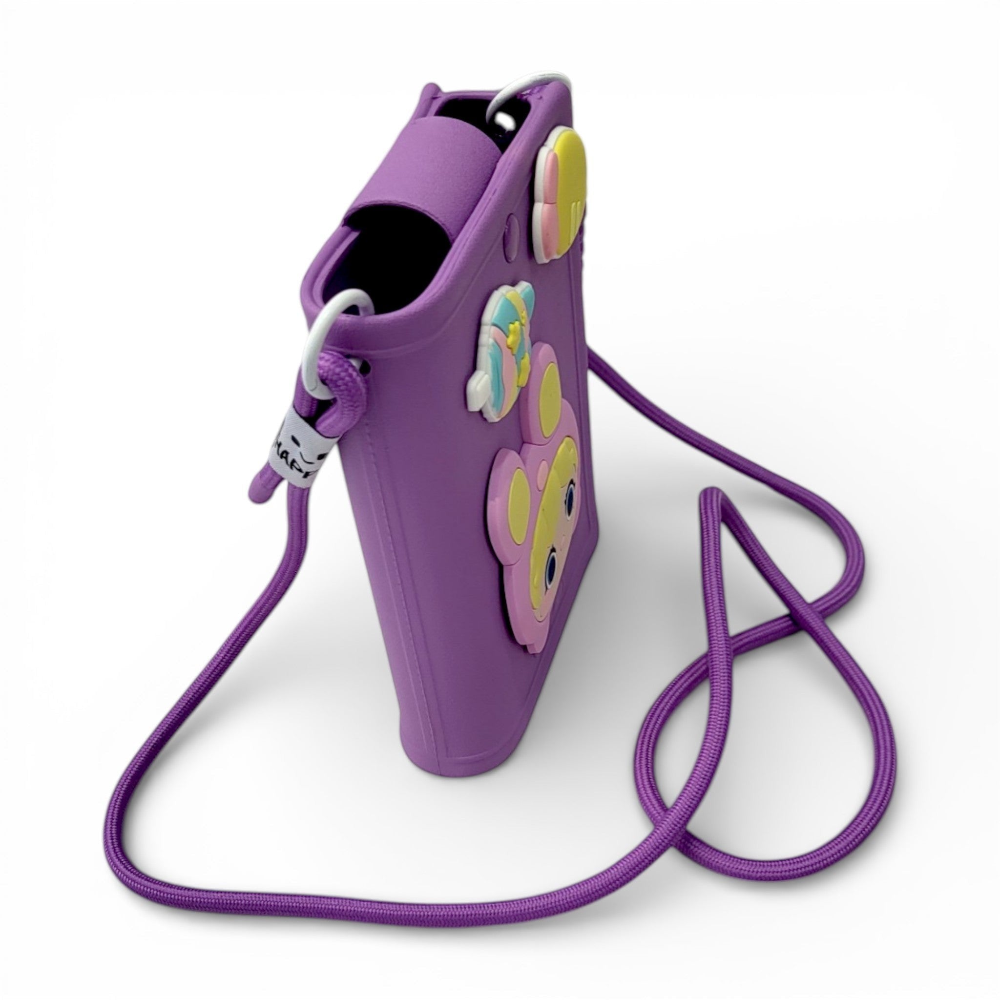 Kids Silicone Crossbody Sling Bag with Cartoon | Girls Purse