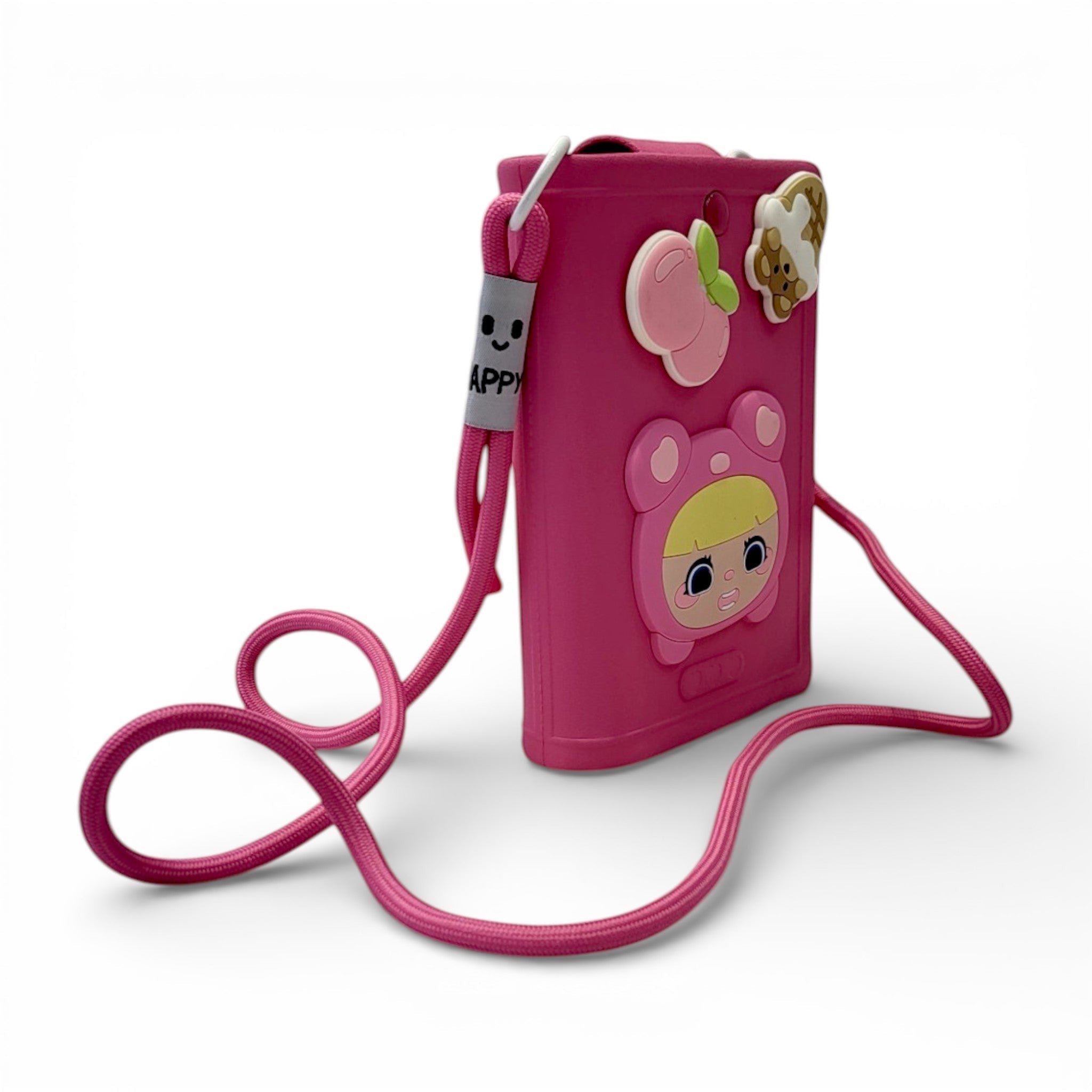 Kids Silicone Crossbody Sling Bag with Cartoon | Girls Purse