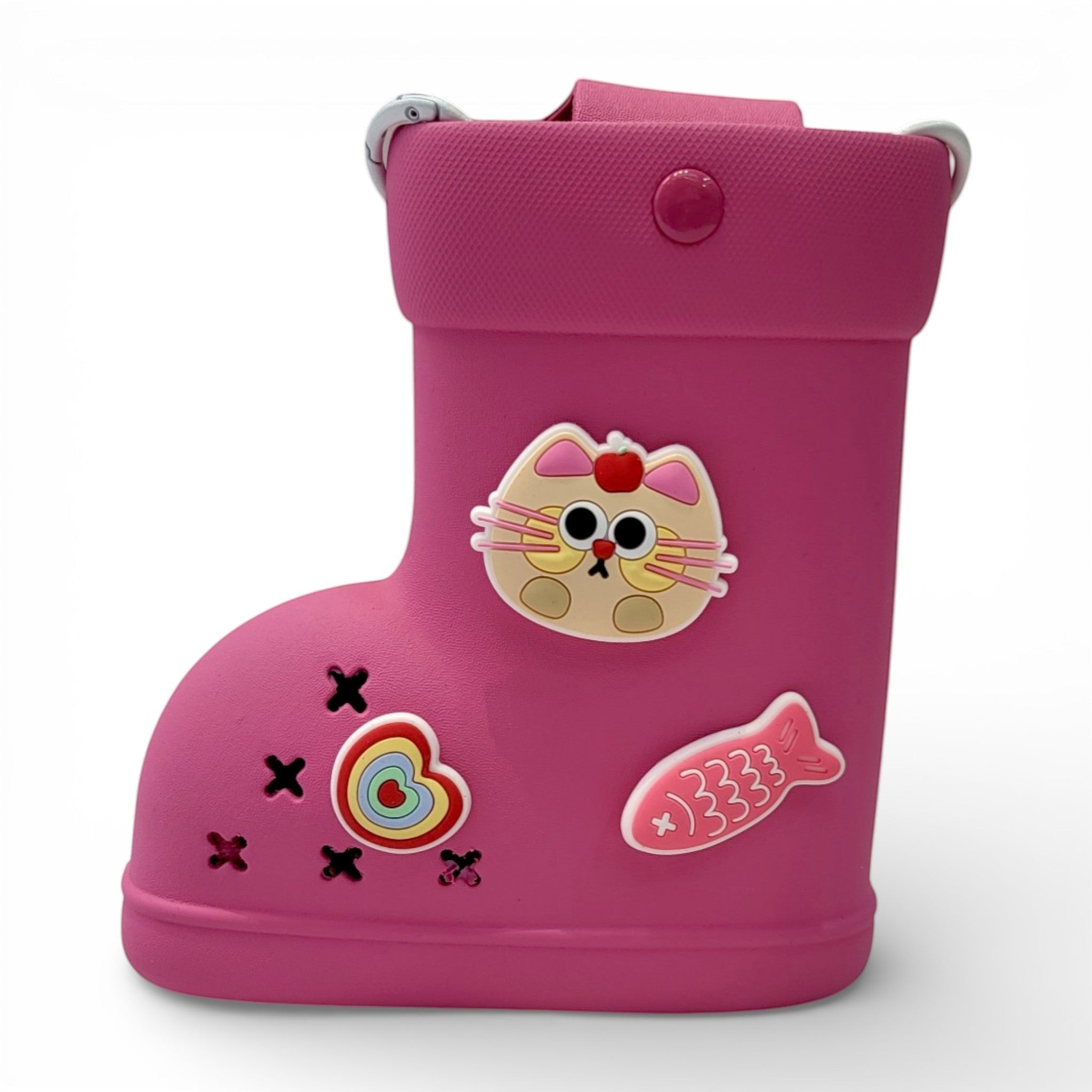 Kids Boot Shape Sling Bag with Charms | Cute Girls Purse