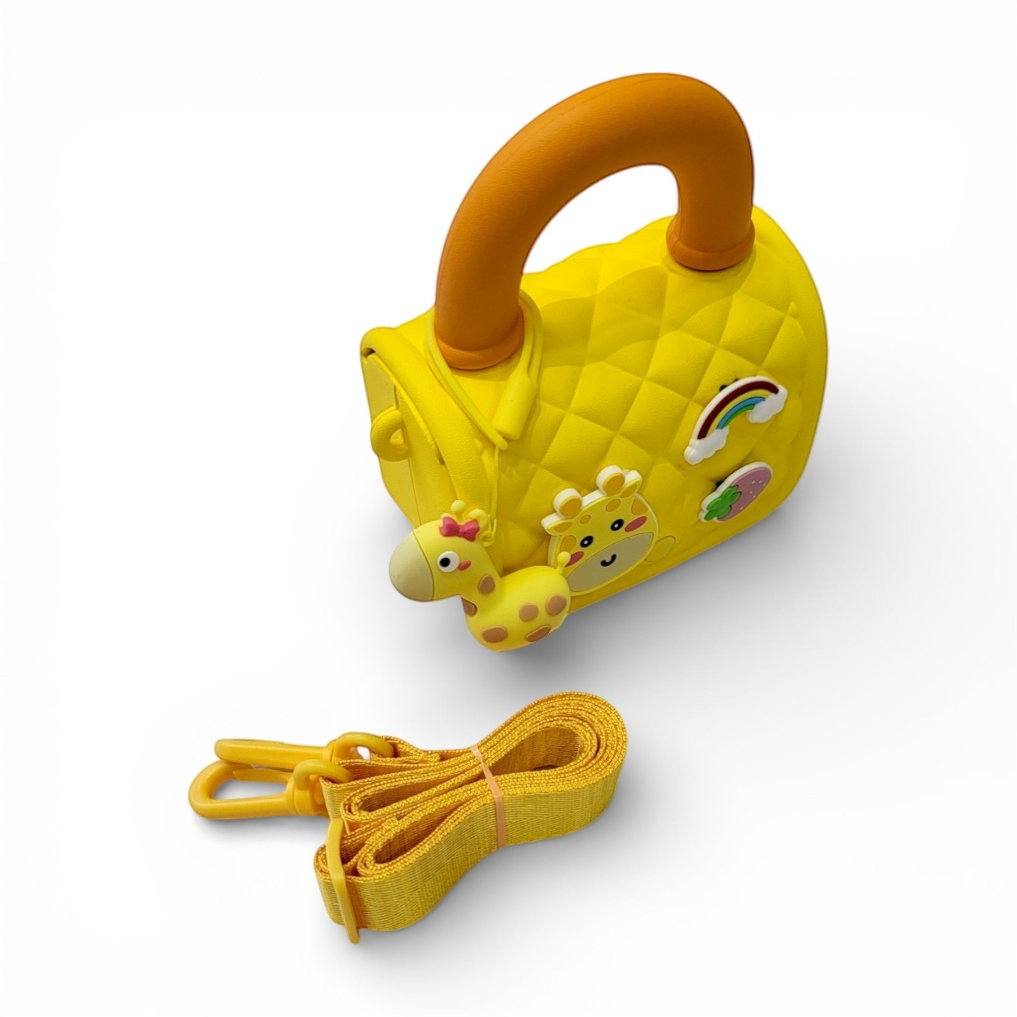 Kids Silicone Giraffe Handbag with Crossbody Strap | Girls Purse