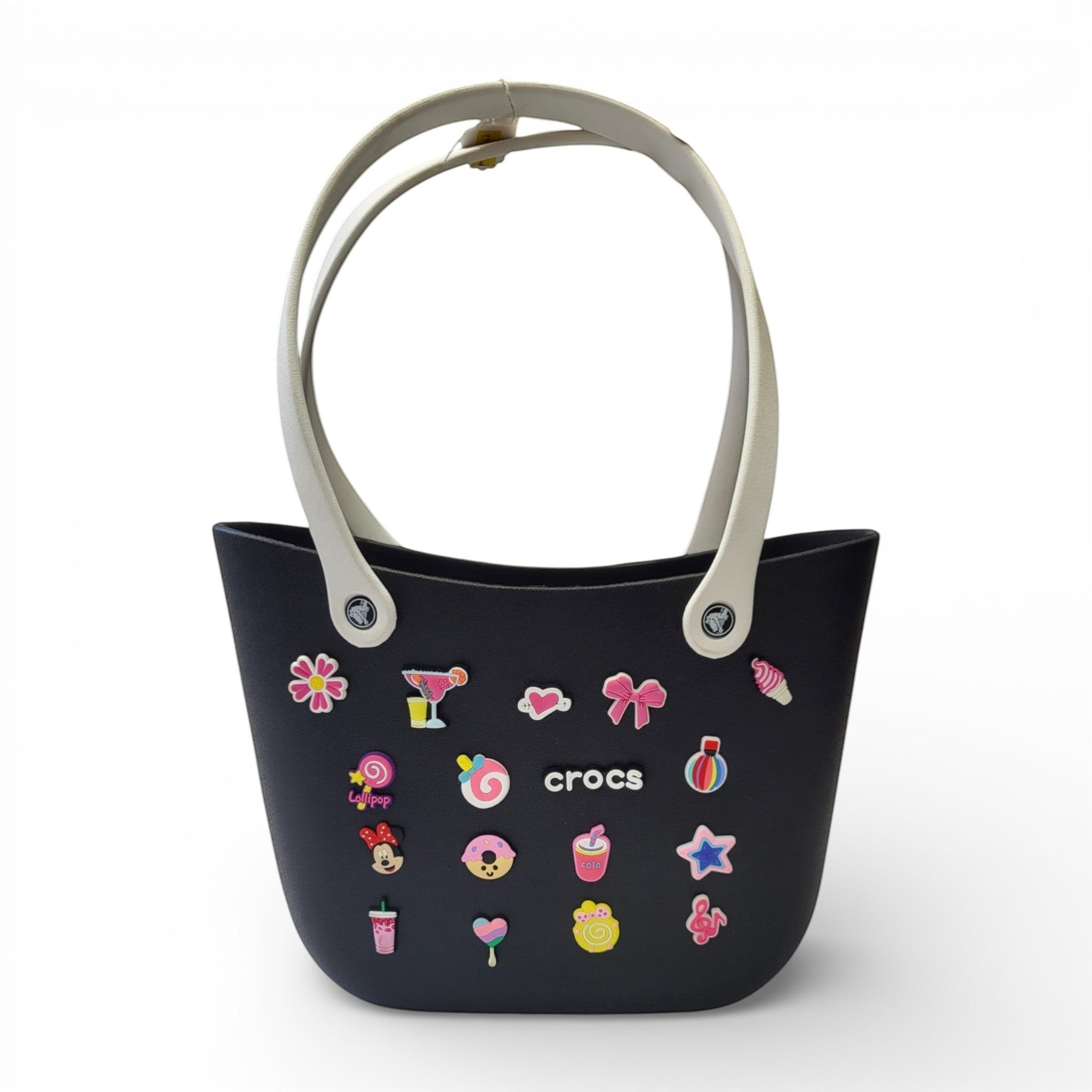 Crocs Kids EVA Tote Bag with Jibbitz Charms | Waterproof Handbag