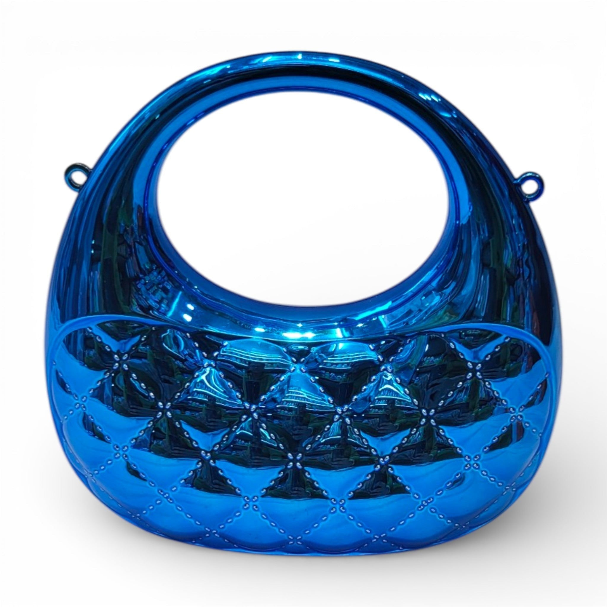 Kids Metallic Quilted Hobo Bag | Shiny Handbag for Girls