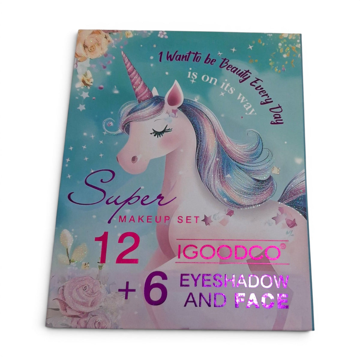 IGOODCO Unicorn Makeup Palette | 12 Eyeshadow + 6 Face Colors