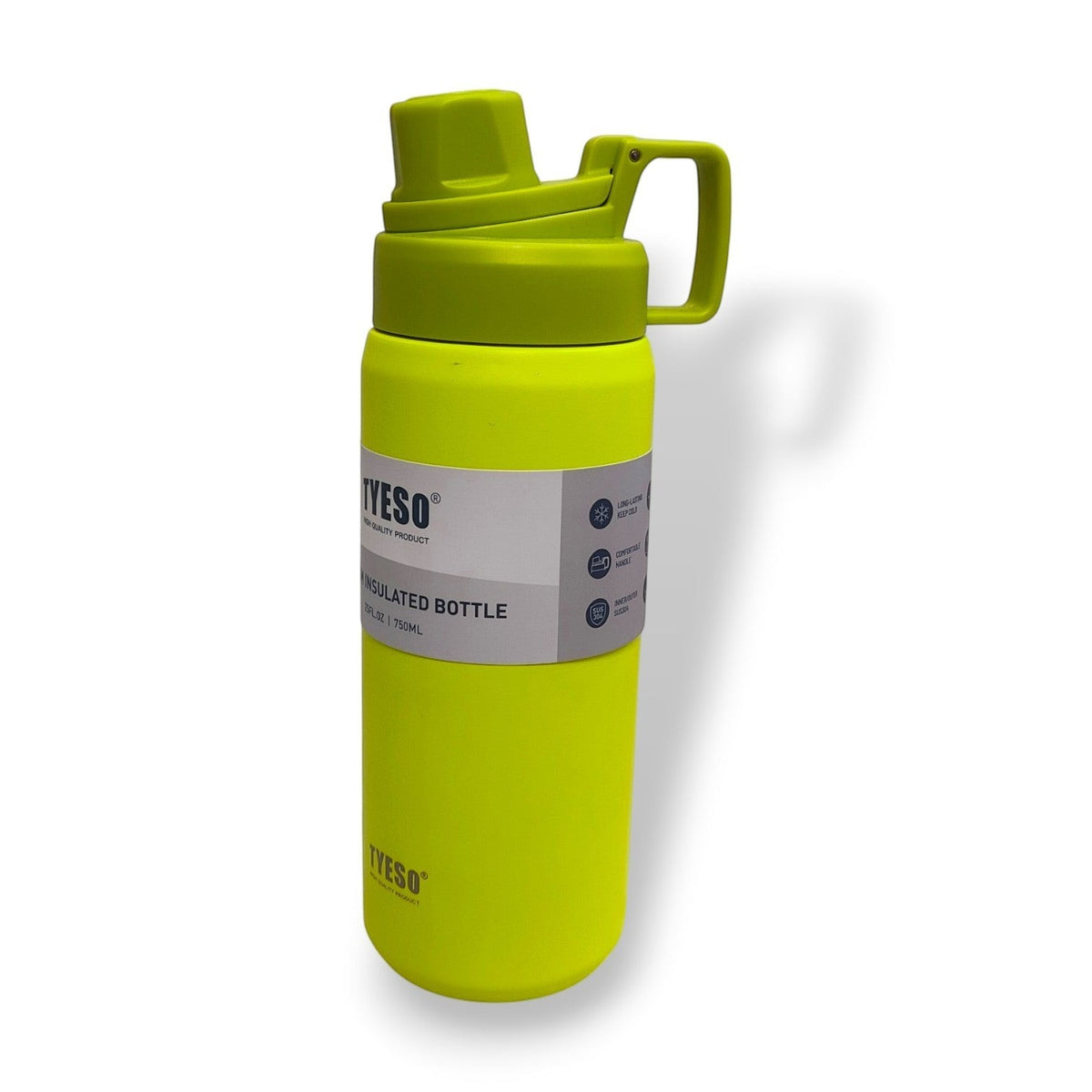 TYESO Vacuum Insulated Steel Water Bottle 750ml | Leakproof