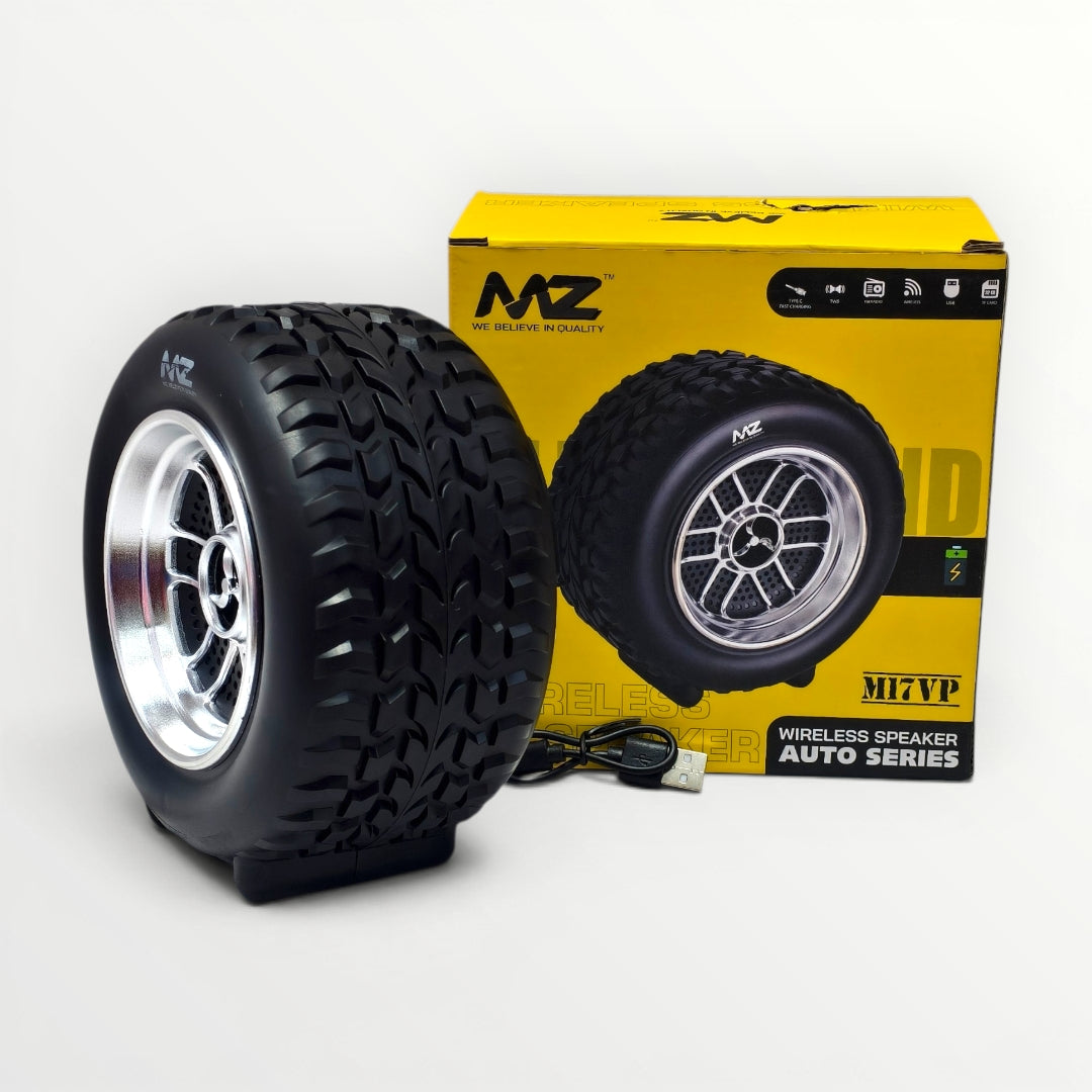 Tyre shaped Wireless Bluetooth Speaker – Auto Series Bass