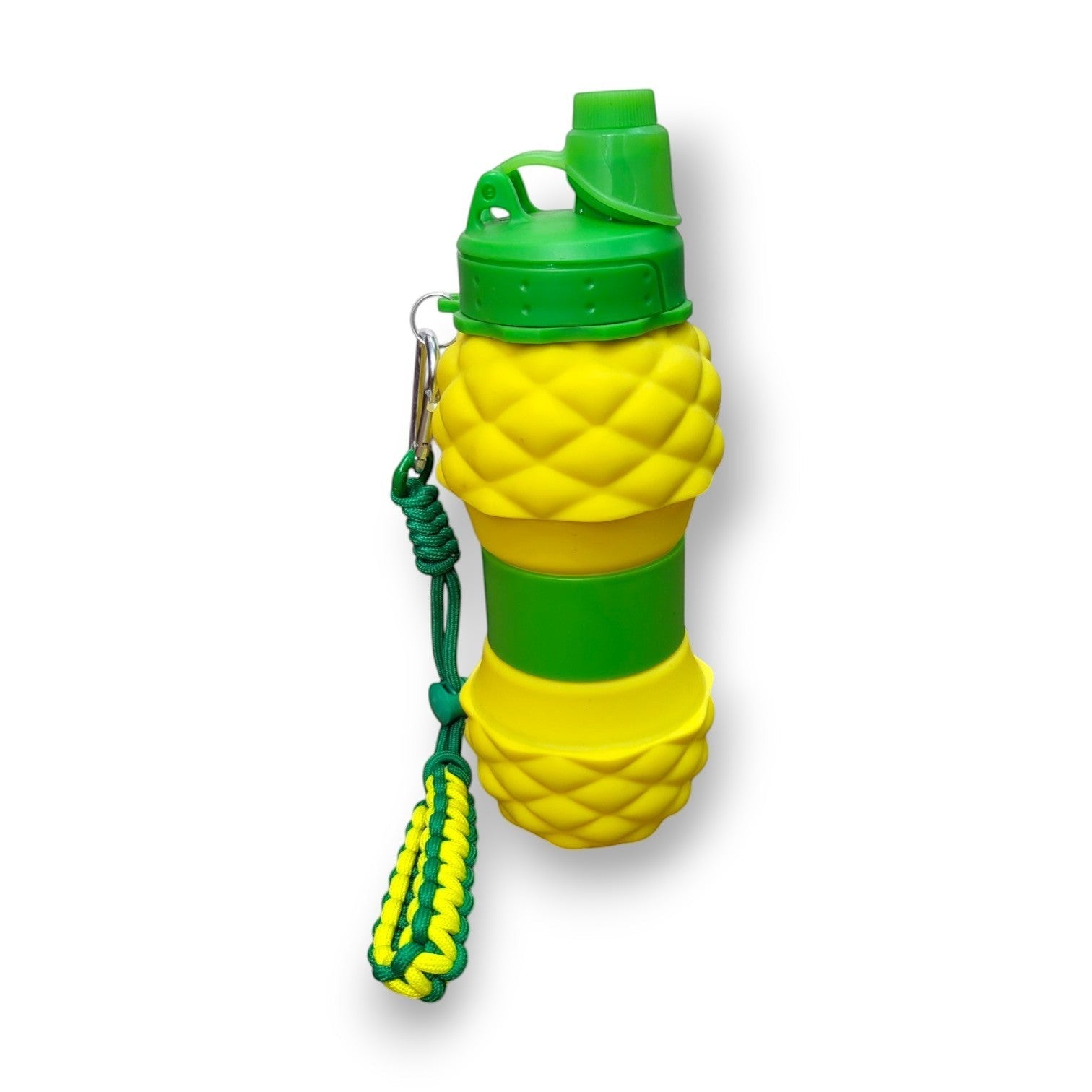 Pineapple Collapsible Silicone Kids Water Bottle | BPA Free | School Use